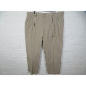 Vintage Polo Ralph Lauren Andrew Pants Mens 40x30 Beige Pleated Chino Grandpa